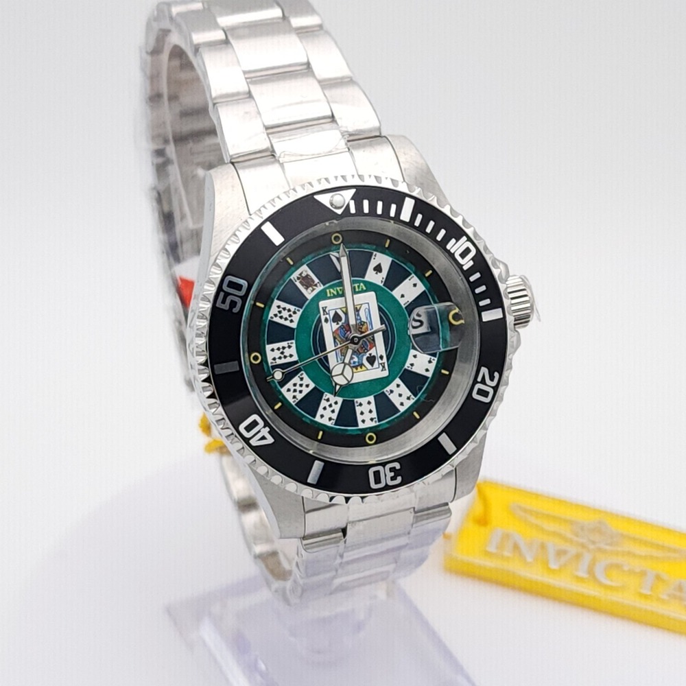 Invicta Pro Diver 50524 Men's Quartz Watch Two Tone Steel Black Bezel 200 m New - Picture 11 of 16